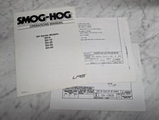 SMOG-HOG OPERATORS MANUAL SH SERIES SH- 6 10 20 40 50 1999 INSTRUCTIONS picture