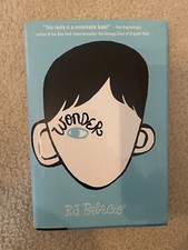SIGNED Wonder R.J. Palacio 1ST/1ST Hardcover 2012 picture