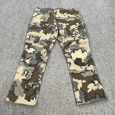 KUIU Guide Pro Pants Mens 40 Vias Camo Toray Softshell Lined Zip Pockets Hunting picture