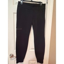 Athleta Metro Jogger Pants Black Size S Zip Cargo picture