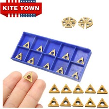 10pcs TCMT21.51 TCMT110204 Carbide Turning Inserts Lathe Cutter Blades picture