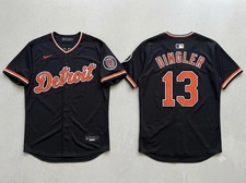 Detroit Tigers #13 Dillon Dingler Navy Blue Alternate Custom Jersey New picture