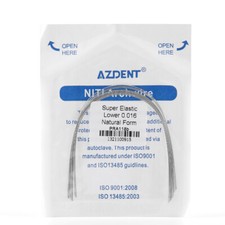 AZDENT Dental Orthodontic Super Elastic Niti Arch Wire Round Natural Nature Form picture