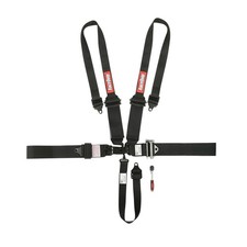 RaceQuip 815005RQP 5PT Harness Small Buckle Ratchet Latch HNR Black 3-2