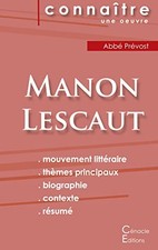 Fiche de lecture Manon Lescaut de l'Abbé Prévost (Analyse littér picture