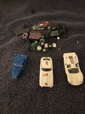  Aurora,Tyco HO Scale,Jaguar, Chaparral,Blue Hot Rod Slot Car Body, Accessories  picture