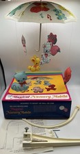 Vintage 1970s Musical Umbrella Baby Mobile Nursery Dolly Toy WORKS Tested  AS IS picture