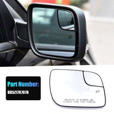 For 11-19 Ford Explorer Right Passenger Heated Side View Mirror Glass picture