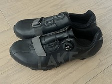 Lake MXZ176 Cycling Shoes Black/Grey Gravel - Men’s US 9.5 EU 42 - MSRP $200 picture