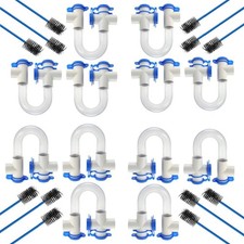 3/4 Clear PVC U Trap Pipe Fitting Connector For HVAC Condensate Drain System(12) picture