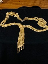 Michael Anthony 10K Yellow Gold 4 Strand Lariat 11.8g MA picture