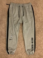 NWT Nike Houston Rockets Joggers Mens XL Gray Dri-FIT NBA Spotlight Pants picture