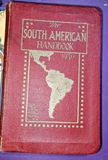 VTG South American Handbook, 1930,  7th Ed With Original Royal Mail Bookmark picture