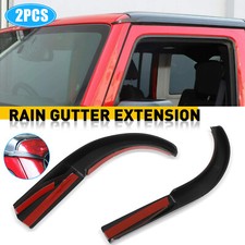 For 2007-2018 Jeep Wrangler JK Accessories Water Rain Diverters Gutter Extension picture