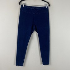 Pure Jill J. Jill Indigo Ankle Leggings S Blue Knit Pull On Everyday 91683144 picture
