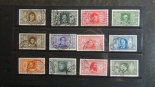 Stampsweis Italian Italy scott 268-279 Dante Aligheri used set picture
