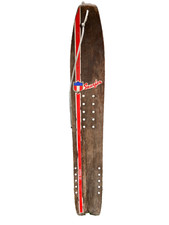 VTG BRUNSWICK SNURFER SUPER RACING MODEL SNOWBOARD w ROPE BROWN picture