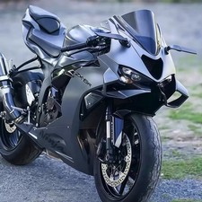 Front Bumper Winglet Spoiler Kit For Kawasaki Ninja ZX-6R 2024-2026 Matte black picture