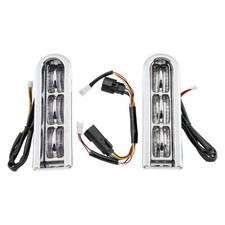 Letric Lighting Saddlebag Filler Support LED Chrome - Accessories and Wiring picture