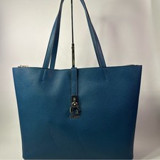 NEW GUESS GIANESSA LEATHER LIKE TOTE IN PETROL picture