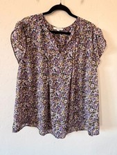 Monday Fun Floral Blouse Size 2XL picture