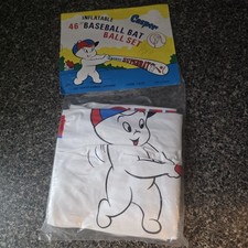 Vintage 1982 Casper 46 Inch Inflatable Baseball Bat Ball Set Rare picture