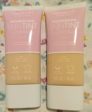 (x2) COVERGIRL Clean Fresh Nourishing Skin Tint (510 Porcelain) 1 fl oz. NEW picture