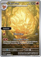 Ninetales -199/197 OBF 199/197 Pokémon Obsidian Flames IR Holofoil EN NM picture