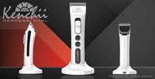 Kenchii Grooming - Flash™ Digital Cordless Clipper, Pearl Black or White 4 in 1 picture