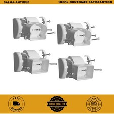 Veranda Traditional Stair Angle Bracket 4-Pack Adjustable Rail Brackets White picture