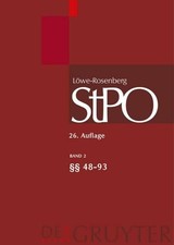 Löwe/Rosenberg. Die Strafprozeßordnung und das Gerichtsverfassungsges (Hardback) picture