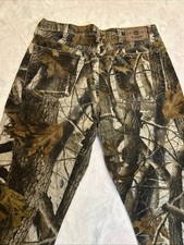 Wrangler Authentic Jeans Mens 34/30 Realtree  Camo Double Knee Hunting Pants picture
