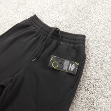 NEW Umbro Pants Mens S Black Soccer Futbol Warm Up Drawstring Jogger Sweatpants picture
