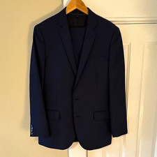 J.Crew Ludlow Slim Fit Blue Italian 100% Cashmere  Suit 40R W31 L32 picture