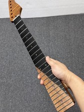 Unique ebony Satin 22Fret suhr Roasted Flame maple Electric guitar neck part 12R picture