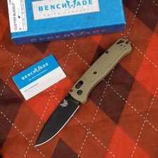 Benchmade 535-cstm Bugout Green Grivory Handle S30V AXIS® Lock Folding Knives picture