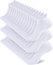 shnn 14 Pairs Mens/Womens Ankle Socks Breathable Casual Low Cut Short Socks for picture