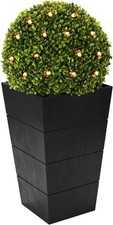 29in Artificial Plants with LED Lights,Artificial Boxwood Topiary Trees Artif... picture