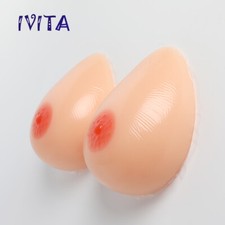 A-FF Cup Teardrop Self-adhesive Silicone Breast Forms Fake Boobs Bra Enhancers picture