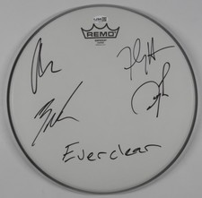 Everclear JSA Signed Autograph Drumhead Guitar Charity Drum Head picture