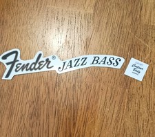 Fender Jazz Bass 1960's-1970's Style Waterslide Decal Pre-Cut and ready to use picture