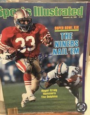 Signed Roger Craig San Francisco 49ers NO LABEL Sports Illustrated 1/28/85 picture