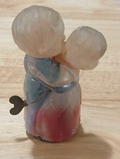 Vintage 40's-50's Celluloid Dancing Couple Toy. Works. Man has Dent In His Head. picture