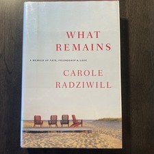 What Remains: A Memoir of Fate, Friendship, and Love by Carole Radziwill HCDJ picture