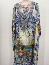 Pre-Owned Camilla Blue Size One Size Maxi Short Sleeve Dress picture