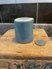Mini Chunky Teal Green Restaurant Ware Creamer NOS 2” picture
