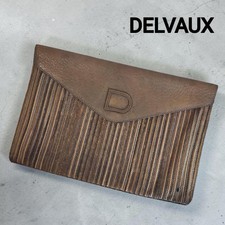 DELVAUX Vintage Clutch Bag leather craftsmanship graceful silhouettes beige picture