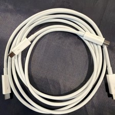 Apple official Thunderbolt 2 cables, 6 foot and 18 inches Great condition.  picture
