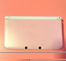 Nintendo 3DS XL Handheld System Pink/White w/ Stylus + Game Card picture