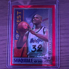Topps Finest Shaquille O'Neal #M 22 Orlando Magic NBA Basketball Card picture